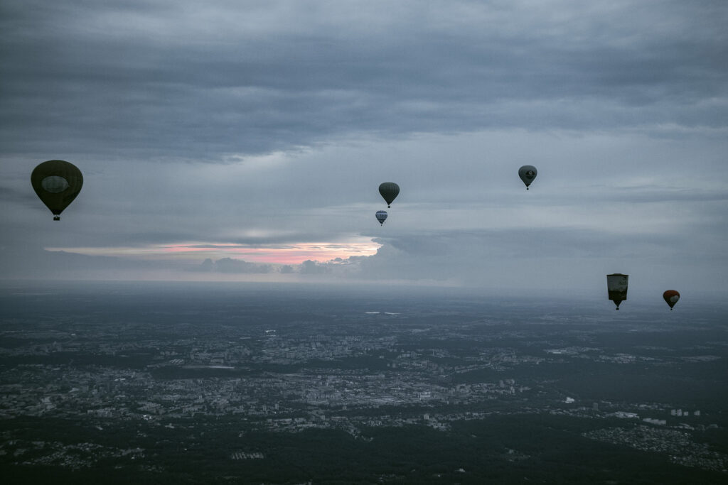 hot air balloons